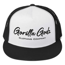 Load image into Gallery viewer, Grey Scale Gorilla Godz Trucker Cap