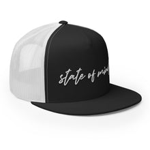 Load image into Gallery viewer, "State of Mind" Snapback Trucker Cap (Color options available)