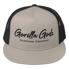 Load image into Gallery viewer, Grey Scale Gorilla Godz Trucker Cap
