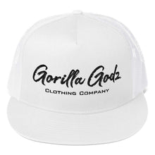Load image into Gallery viewer, Grey Scale Gorilla Godz Trucker Cap