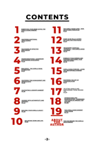 Load image into Gallery viewer, E-Book table of contents for The Gorilla Boss Mindset, outlining key chapters on leadership and personal growth.