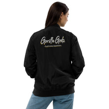 Load image into Gallery viewer, Gorilla Godz Premium bomber jacket (Color options available)