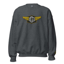 Load image into Gallery viewer, shirt, long sleeve, collegiate sweatshirts, embroidered hoodies, embroidery hoodies, grey hoodie champion, champion crew neck, champions crewneck, champion zip up hoodie, university sweatshirt, university sweatshirts, essentials hoodie sizing, essentials size chart, embroidered hoodies men's, embroidered hoodie men's, embroidered sweatshirts men's, men's embroidered sweatshirt