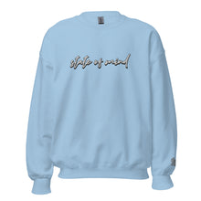 Load image into Gallery viewer, "State of Mind" Embroidered Unisex Sweatshirt (Color options available)