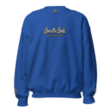 Load image into Gallery viewer, Gorilla Godz Embroidered Unisex Sweatshirt (Color options available)