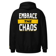 Load image into Gallery viewer, Embrace the Chaos Embroidered/DTG Unisex Hoodie