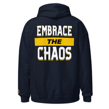 Load image into Gallery viewer, Embrace the Chaos Embroidered/DTG Unisex Hoodie