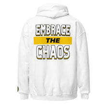 Load image into Gallery viewer, Embrace the Chaos Embroidered/DTG Unisex Hoodie