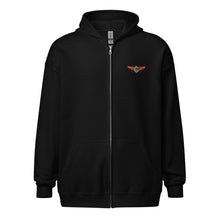 Load image into Gallery viewer, Gold Wings Unisex heavy blend zip hoodie (Color options available)