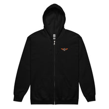 Load image into Gallery viewer, Gold Wings Unisex heavy blend zip hoodie (Color options available)