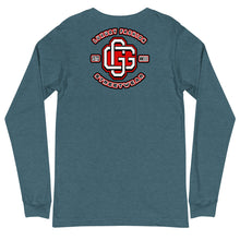 Load image into Gallery viewer, Red & White Unisex Long Sleeve Tee (Color options available)