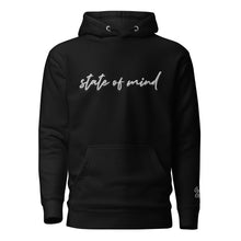 Load image into Gallery viewer, "State of Mind" Embroidered Unisex Hoodie (Color options available)