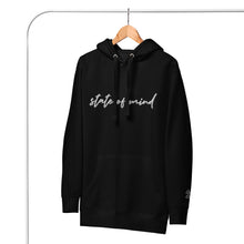 Load image into Gallery viewer, "State of Mind" Embroidered Unisex Hoodie (Color options available)