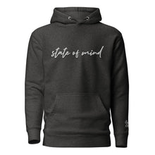 Load image into Gallery viewer, "State of Mind" Embroidered Unisex Hoodie (Color options available)