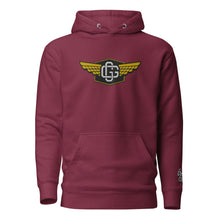 Load image into Gallery viewer, "Gold Wingz" Embroidered Unisex Hoodie (Color options available)