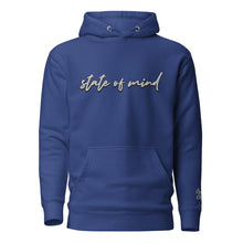 Load image into Gallery viewer, "State of Mind" Embroidered Unisex Hoodie (Color options available)