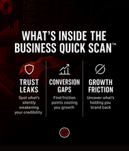 Load image into Gallery viewer, Business Quick Scan™ — Fast, Tactical, and Built for Growth
