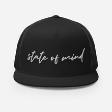 Load image into Gallery viewer, &quot;State of Mind&quot; Snapback Trucker Cap (Color options available)
