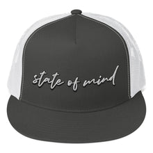 Load image into Gallery viewer, &quot;State of Mind&quot; Snapback Trucker Cap (Color options available)
