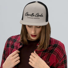 Load image into Gallery viewer, Grey Scale Gorilla Godz Trucker Cap
