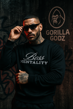 Load image into Gallery viewer, Boss Mentality Embroidered Crew neck sweatshirt
