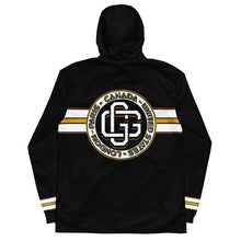 Load image into Gallery viewer, Black n Gold Flex Men&#39;s Windbreaker
