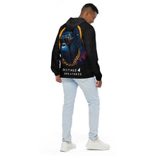 Load image into Gallery viewer, windbreaker, outterwear, jacket, mens black windbreaker, black windbreaker, men&#39;s rain coat, men&#39;s windbreaker, windbreaker jacket, windbreaker jackets, men&#39;s tracksuits, men&#39;s tracksuit, men&#39;s rain jacket, nike windbreaker, track suits, Men’s windbreaker
