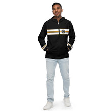 Load image into Gallery viewer, Black n Gold Flex Men&#39;s Windbreaker
