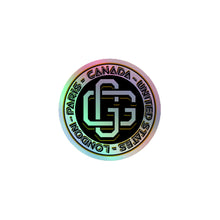 Load image into Gallery viewer, Gorilla Godz Iconic GG Holographic stickers (3 Sizes)
