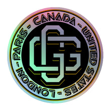 Load image into Gallery viewer, Gorilla Godz Iconic GG Holographic stickers (3 Sizes)
