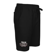 Load image into Gallery viewer, &quot;Train with the Godz&quot; Men&#39;s fleece shorts
