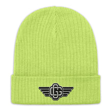 Load image into Gallery viewer, &quot;Monogram wingz&quot; Ribbed knit beanie (Color options available)
