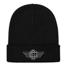Load image into Gallery viewer, &quot;Monogram wingz&quot; Ribbed knit beanie (Color options available)
