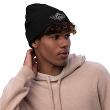 Load image into Gallery viewer, &quot;Monogram wingz&quot; Ribbed knit beanie (Color options available)
