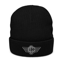 Load image into Gallery viewer, &quot;Monogram wingz&quot; Ribbed knit beanie (Color options available)
