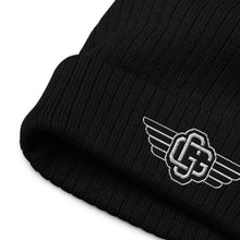 Load image into Gallery viewer, &quot;Monogram wingz&quot; Ribbed knit beanie (Color options available)
