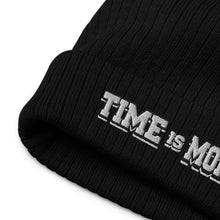 Load image into Gallery viewer, &quot;Time is Money&quot; Ribbed knit beanie (Color options available)
