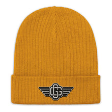 Load image into Gallery viewer, &quot;Monogram wingz&quot; Ribbed knit beanie (Color options available)
