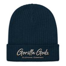 Load image into Gallery viewer, Gorilla Godz Ribbed knit beanie (Color options available)
