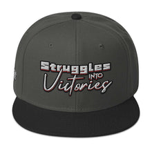 Load image into Gallery viewer, Struggles Into Victories Snapback Hat
