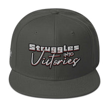 Load image into Gallery viewer, Struggles Into Victories Snapback Hat
