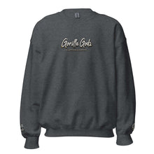 Load image into Gallery viewer, Gorilla Godz Embroidered Unisex Sweatshirt (Color options available)
