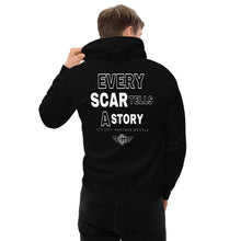 Load image into Gallery viewer, Every Scar Tells a Story Embroidered/DTG Unisex Hoodie
