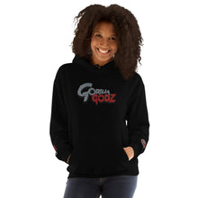 Load image into Gallery viewer, Silver and Red Gorilla Godz Unisex Hoodie
