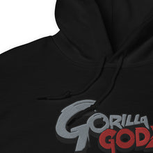 Load image into Gallery viewer, Silver and Red Gorilla Godz Unisex Hoodie
