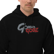 Load image into Gallery viewer, Silver and Red Gorilla Godz Unisex Hoodie
