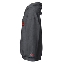 Load image into Gallery viewer, Silver and Red Gorilla Godz Unisex Hoodie
