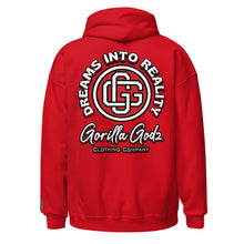 Load image into Gallery viewer, Dreams into Reality Embroidered/DTG Unisex Hoodie
