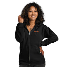 Load image into Gallery viewer, Gold Wings Unisex heavy blend zip hoodie (Color options available)
