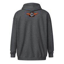 Load image into Gallery viewer, Gold Wings Unisex heavy blend zip hoodie (Color options available)
